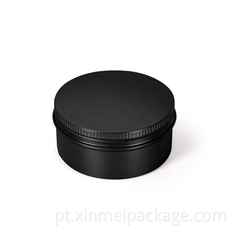 Black 200g aluminum tin